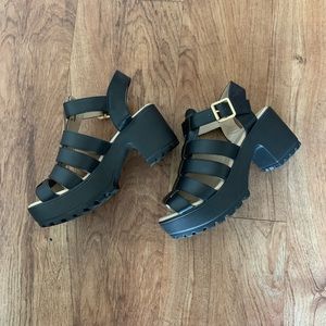 boohoo fisherman cleated sandals